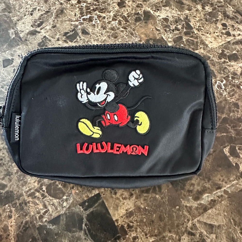 lululemon black Mickey Mouse Bag